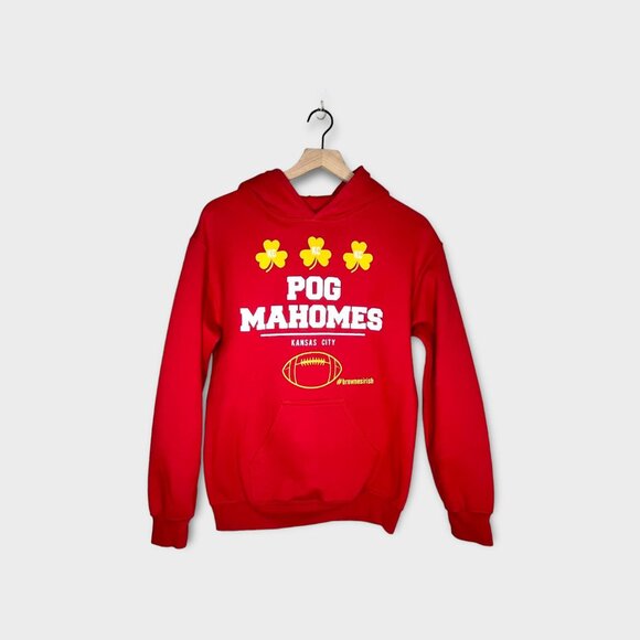 Kansas City Chiefs Irish Patrick Mahomes "Pog Mahomes" Hoodie - Picture 1 of 2